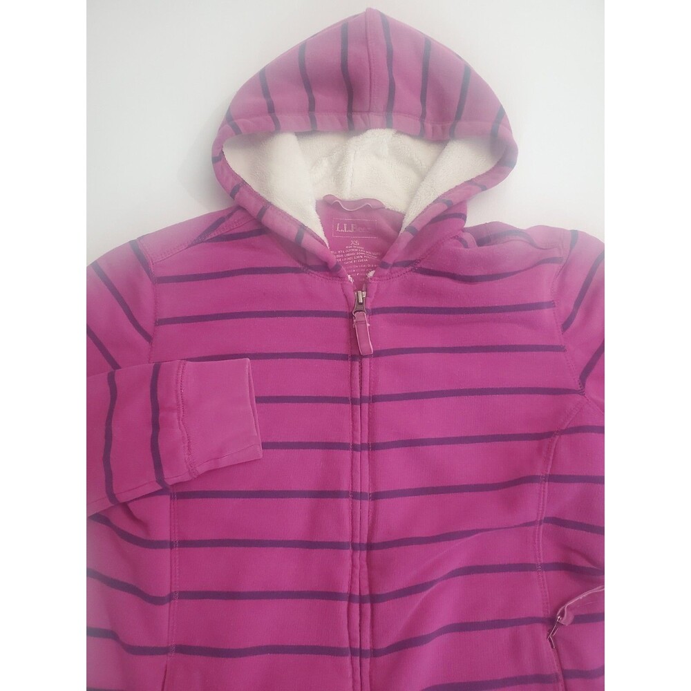 L.L. Bean Women's Long Sleeve Hooded Zip Up Sweatshirt,‎ XS
